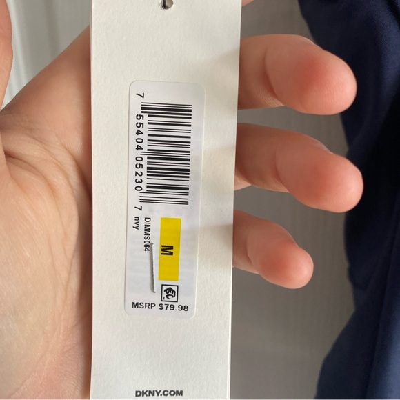 DKNY ONE-piece navy‎ blue swimsuit medium - Picture 4 of 4